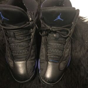 Black and Blue Athletic Sneakers